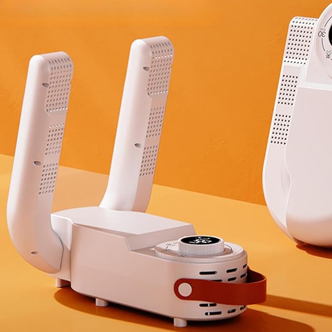 Electric Shoe Dryer with 360° Surround Ventilation & Intelligent Timer