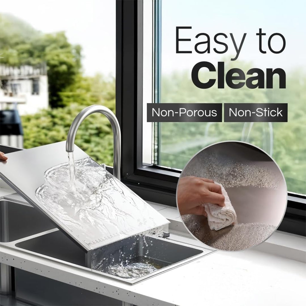 Stainless Steel Chopping Board – Hygienic, Durable & Easy to Clean