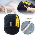 Dual-Sided Pet Hair Removal Glove (Pack of 2)