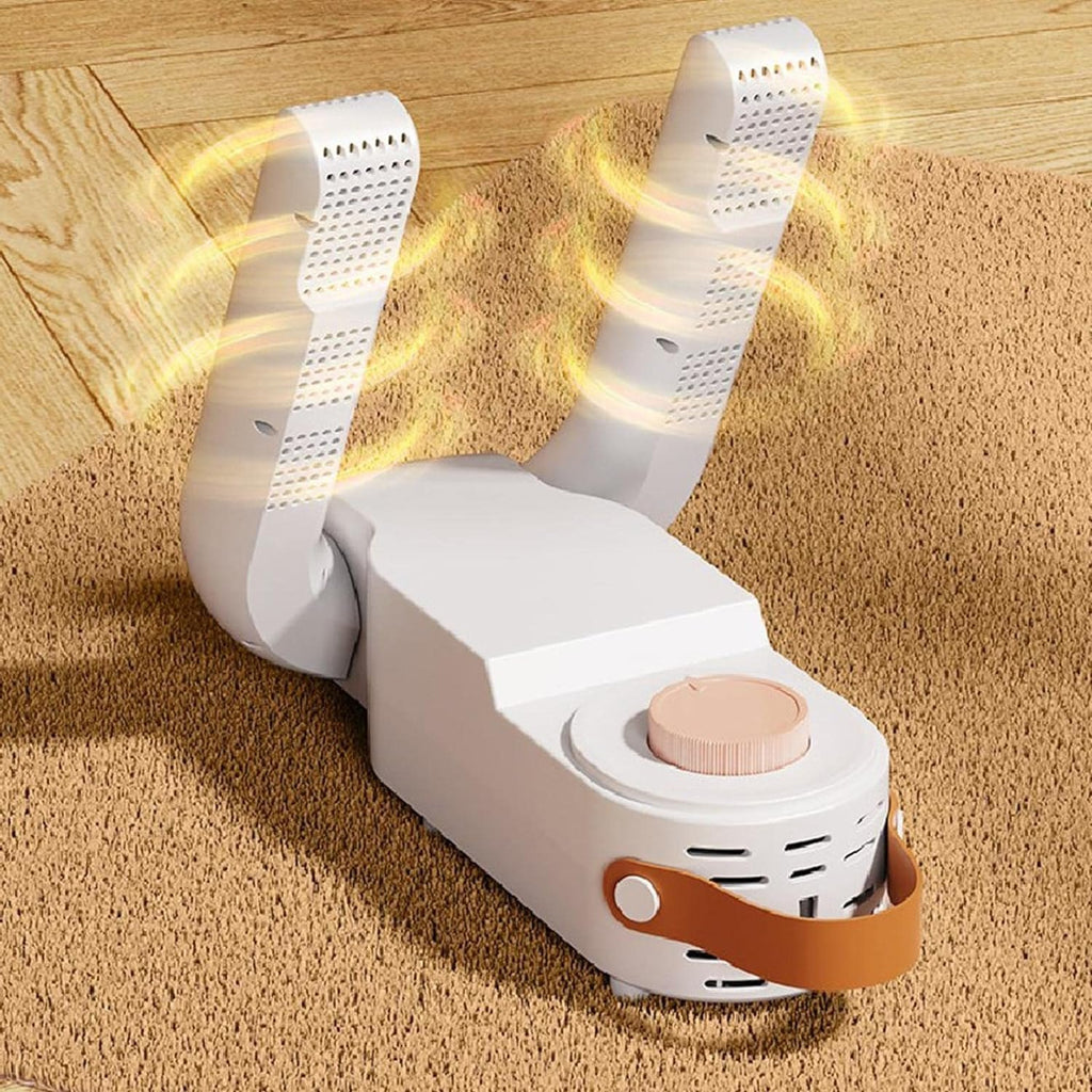 Electric Shoe Dryer with 360° Surround Ventilation & Intelligent Timer